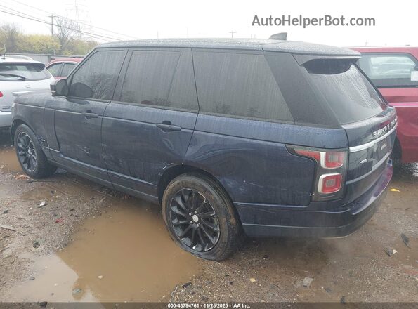 SALGS2SV2JA391069 2018 LAND ROVER RANGE ROVER Navy Trasero izquierdo