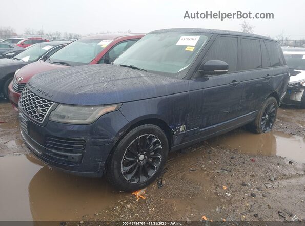 SALGS2SV2JA391069 2018 LAND ROVER RANGE ROVER Navy Vista tres cuartos delantera izquierda