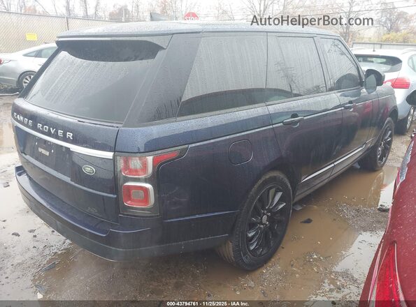 SALGS2SV2JA391069 2018 LAND ROVER RANGE ROVER Navy Trasero derecho