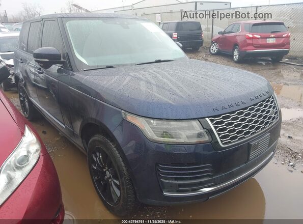 SALGS2SV2JA391069 2018 LAND ROVER RANGE ROVER Navy Delantero derecho