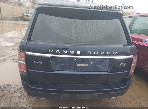 SALGS2SV2JA391069 2018 LAND ROVER RANGE ROVER Navy 