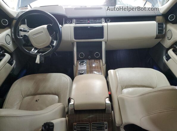SALGS2SV3JA392313 2018 LAND ROVER RANGE Silver Vista del salpicadero