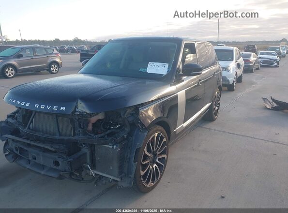 SALGS2SV5JA389901 2018 LAND ROVER RANGE ROVER Black Front view