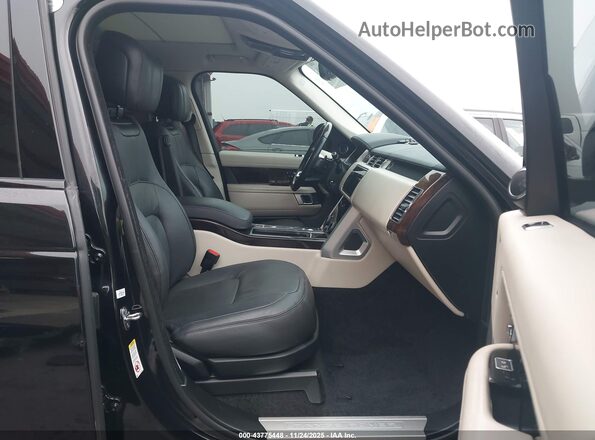 SALGS2SV9KA550719 2019 LAND ROVER RANGE ROVER Черный Вид салона спереди