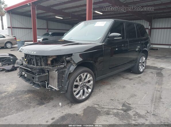 SALGS2SV9KA550719 2019 LAND ROVER RANGE ROVER Черный Передняя левая четверть