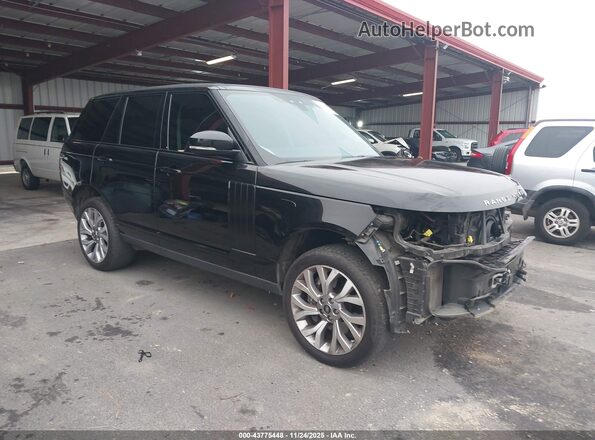 SALGS2SV9KA550719 2019 LAND ROVER RANGE ROVER Черный Передняя правая четверть