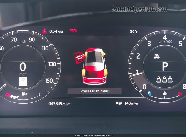 SALGS2SV9KA550719 2019 LAND ROVER RANGE ROVER Черный Вид задних сидений