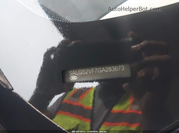 SALGS2VF7GA283673 2016 LAND ROVER RANGE ROVER Серый Вид подкапотного пространства