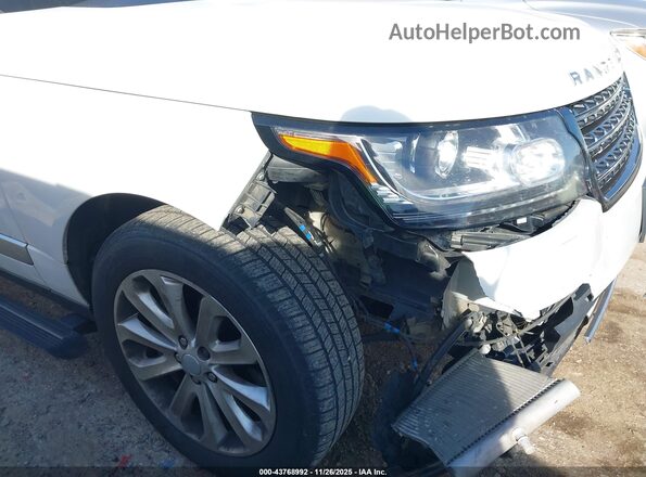 SALGS2VFXGA257049 2016 LAND ROVER RANGE ROVER White Front view
