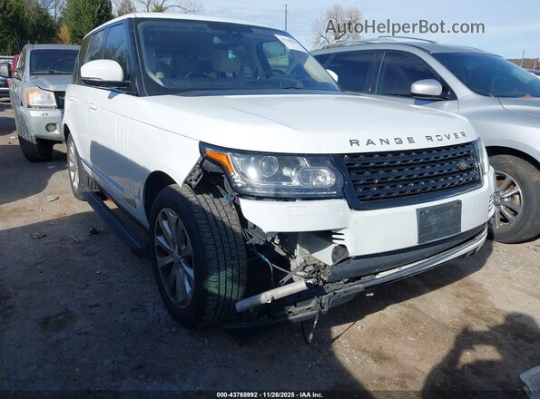 SALGS2VFXGA257049 2016 LAND ROVER RANGE ROVER White Front right