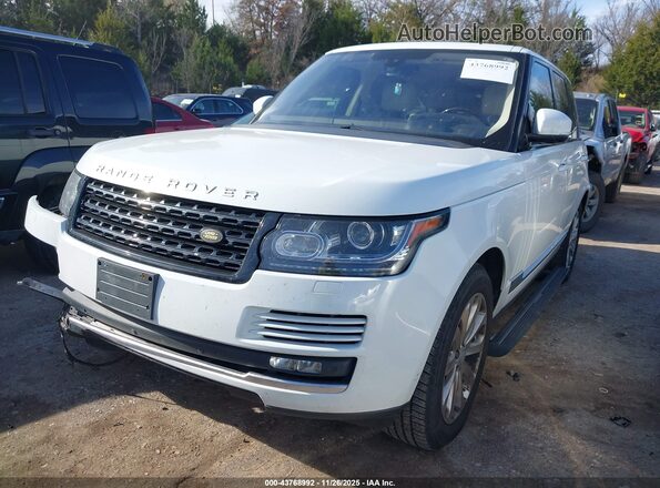 SALGS2VFXGA257049 2016 LAND ROVER RANGE ROVER White Front left