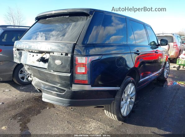 SALGS5FE1HA351703 2017 LAND ROVER RANGE ROVER Черный Задняя правая четверть