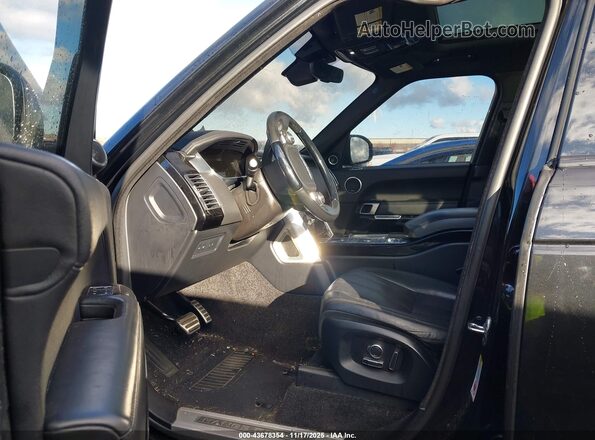 SALGS5FE1HA351703 2017 LAND ROVER RANGE ROVER Черный Вид салона спереди
