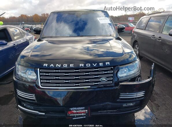 SALGS5FE1HA351703 2017 LAND ROVER RANGE ROVER Черный Вид задней части салона