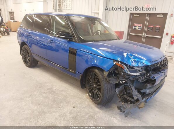 SALGS5SE9LA413203 2020 LAND ROVER RANGE ROVER Синий Передняя правая четверть
