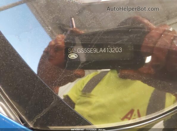 SALGS5SE9LA413203 2020 LAND ROVER RANGE ROVER Синий Вид подкапотного пространства