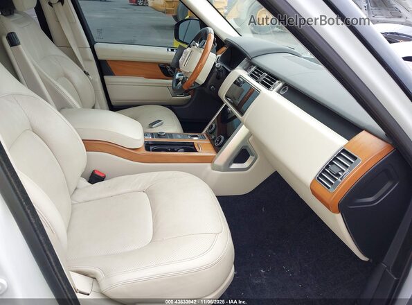 SALGS5SEXMA429735 2021 LAND ROVER RANGE ROVER Белый Вид салона спереди