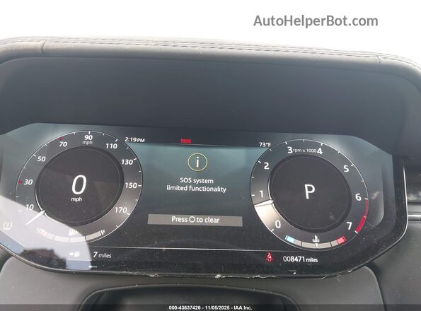 SALKP9FUXPA022605 2023 LAND ROVER RANGE ROVER Черный Вид задних сидений