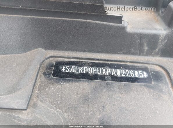 SALKP9FUXPA022605 2023 LAND ROVER RANGE ROVER Черный 
