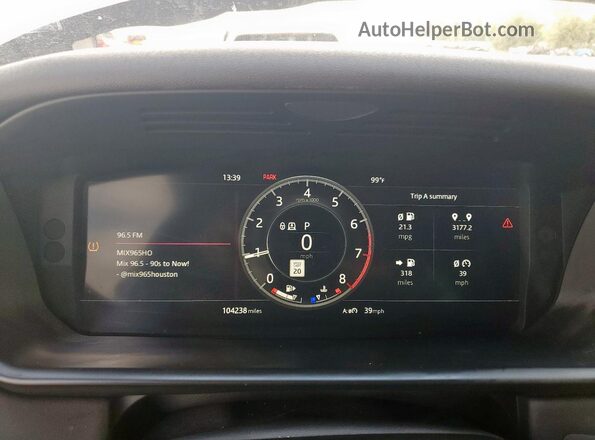 SALRT2RV1JA058759 2018 LAND ROVER DISCOVERY Белый Вид щитка приборов