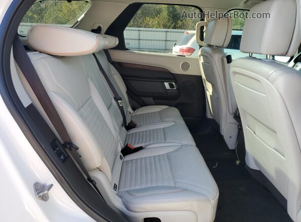 SALRT2RV3JA072534 2018 LAND ROVER DISCOVERY White Vista interior trasera