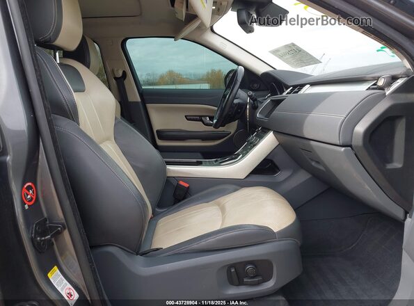 SALVP2BGXHH207203 2017 LAND ROVER RANGE ROVER EVOQUE Серый Вид салона спереди