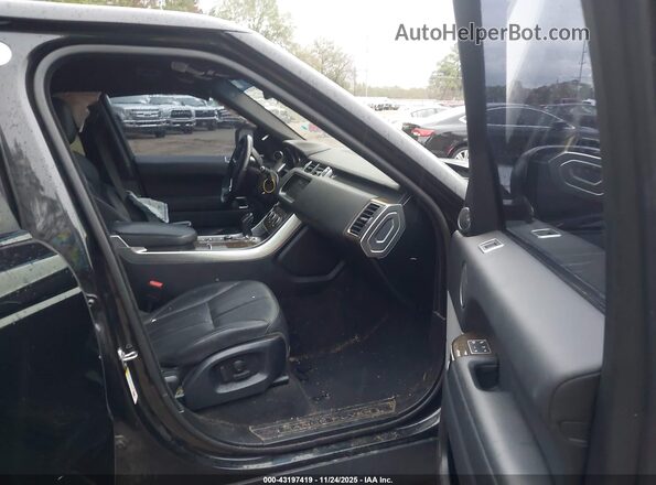 SALWG2FV4HA680925 2017 LAND ROVER RANGE ROVER SPORT Черный Вид салона спереди
