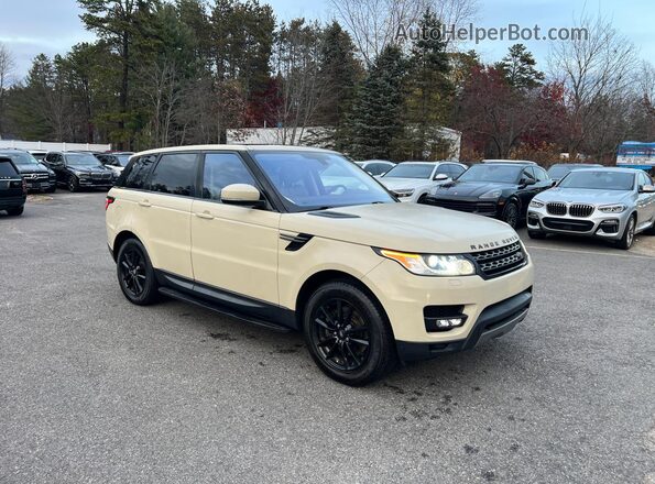 SALWG2KF6GA562792 2016 LAND ROVER RANGE Желто-коричневый Передняя левая четверть