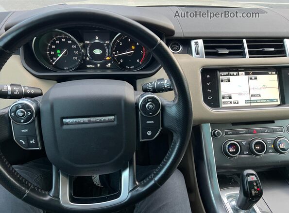 SALWG2KF6GA562792 2016 LAND ROVER RANGE Желто-коричневый Вид салона спереди