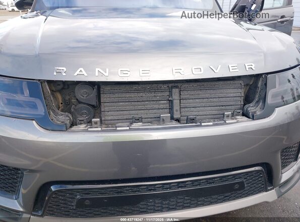 SALWG2RV6JA698649 2018 LAND ROVER RANGE ROVER SPORT Gray Widok z przodu