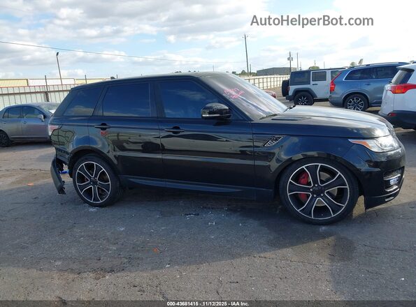 SALWR2EF6GA553371 2016 LAND ROVER RANGE ROVER SPORT Black Вид задньої частини салону