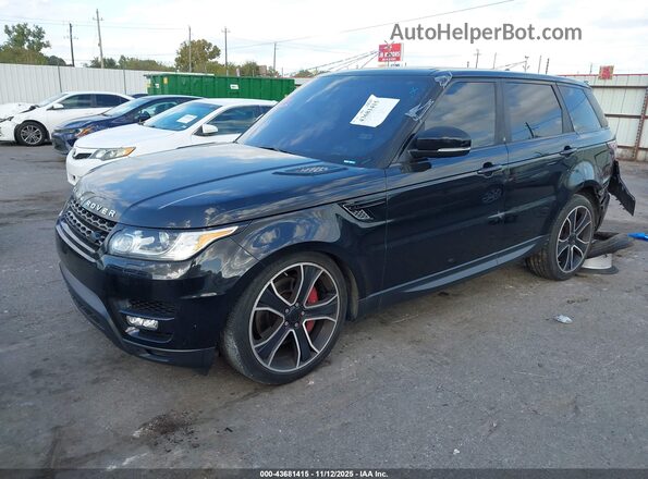 SALWR2EF6GA553371 2016 LAND ROVER RANGE ROVER SPORT Black Передня ліва чверть
