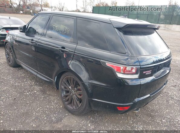 SALWR2EFXGA107708 2016 LAND ROVER RANGE ROVER SPORT Black Rear left