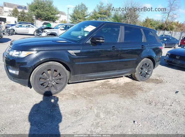 SALWR2KF4GA637659 2016 LAND ROVER RANGE ROVER SPORT Black Передня ліва чверть