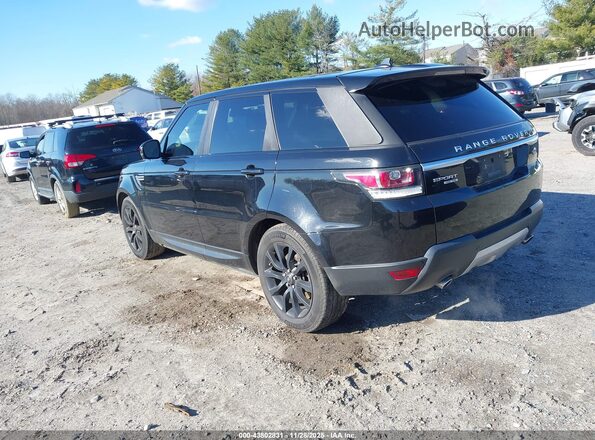 SALWR2KF4GA637659 2016 LAND ROVER RANGE ROVER SPORT Black Задня ліва чверть