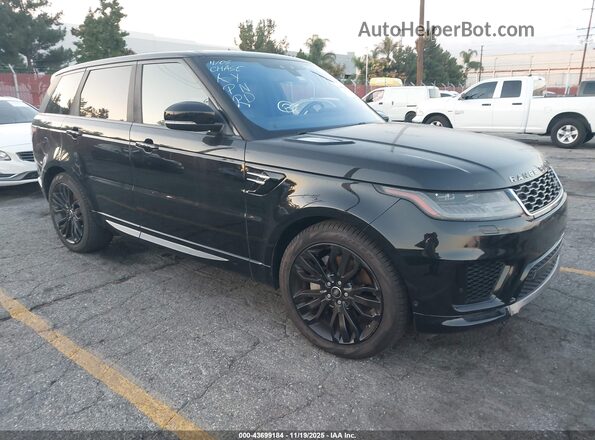 SALWR2RV2JA197459 2018 LAND ROVER RANGE ROVER SPORT Черный Передняя правая четверть