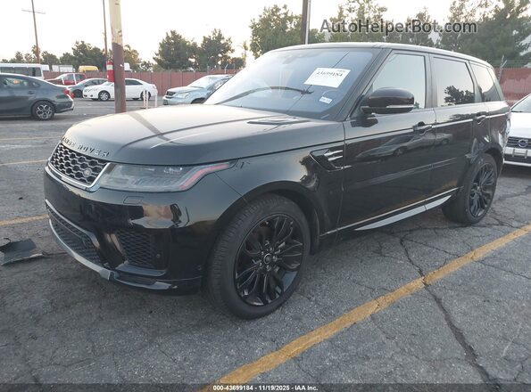 SALWR2RV2JA197459 2018 LAND ROVER RANGE ROVER SPORT Черный Передняя левая четверть