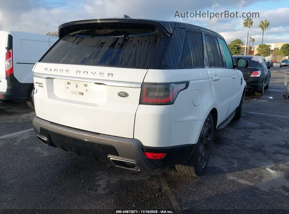 SALWR2RV2KA419242 2019 LAND ROVER RANGE ROVER SPORT White Tył prawy