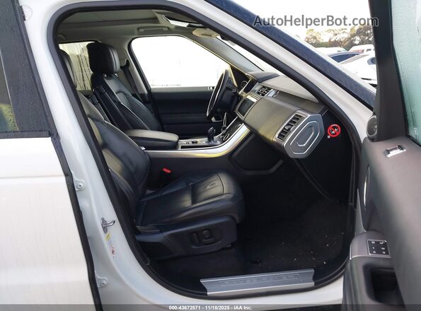 SALWR2RV2KA419242 2019 LAND ROVER RANGE ROVER SPORT White Widok wnętrza z przodu