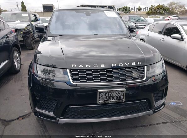 SALWR2RYXLA723589 2020 LAND ROVER RANGE ROVER SPORT Black Widok wnętrza z tyłu