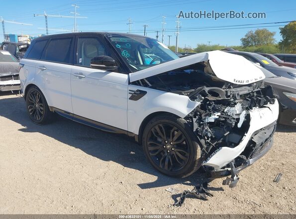 SALWR2SU2NA218883 2022 LAND ROVER RANGE ROVER SPORT Белый Передняя правая четверть