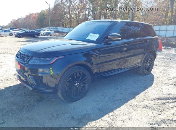 SALWR2SU8MA794315 2021 LAND ROVER RANGE ROVER SPORT Черный Передняя левая четверть