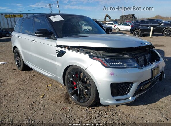 SALWS2RU4NA204431 2022 LAND ROVER RANGE ROVER SPORT Серебряный Передняя правая четверть