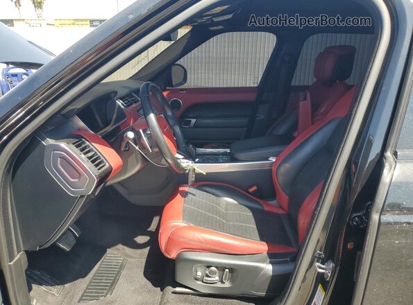 SALWV2SV1KA838513 2019 LAND ROVER RANGE Черный Вид салона спереди