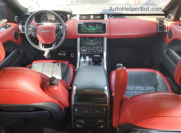 SALWV2SV1KA838513 2019 LAND ROVER RANGE Черный Вид панели приборов