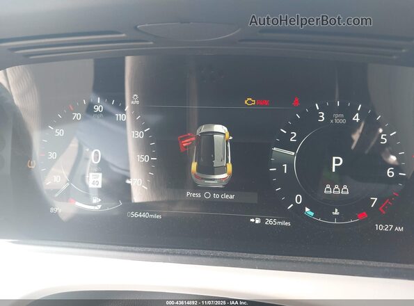 SALYJ2EX8NA346955 2022 LAND ROVER RANGE ROVER VELAR Белый Вид задних сидений