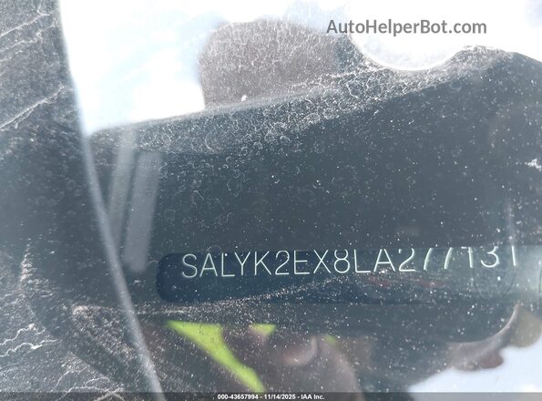 SALYK2EX8LA277131 2020 LAND ROVER RANGE ROVER VELAR Белый Вид подкапотного пространства