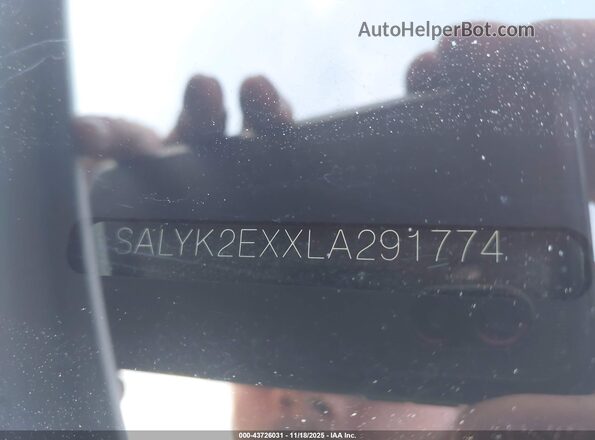 SALYK2EXXLA291774 2020 LAND ROVER RANGE ROVER VELAR White Engine compartment view