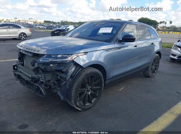 SALYL2EX7KA783898 2019 LAND ROVER RANGE ROVER VELAR Gray წინა მარცხენა ხედი სამი მეოთხედიდან