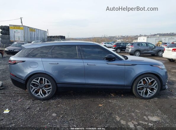 SALYL2FV2KA214096 2019 LAND ROVER RANGE ROVER VELAR Light Blue Вид задньої частини салону